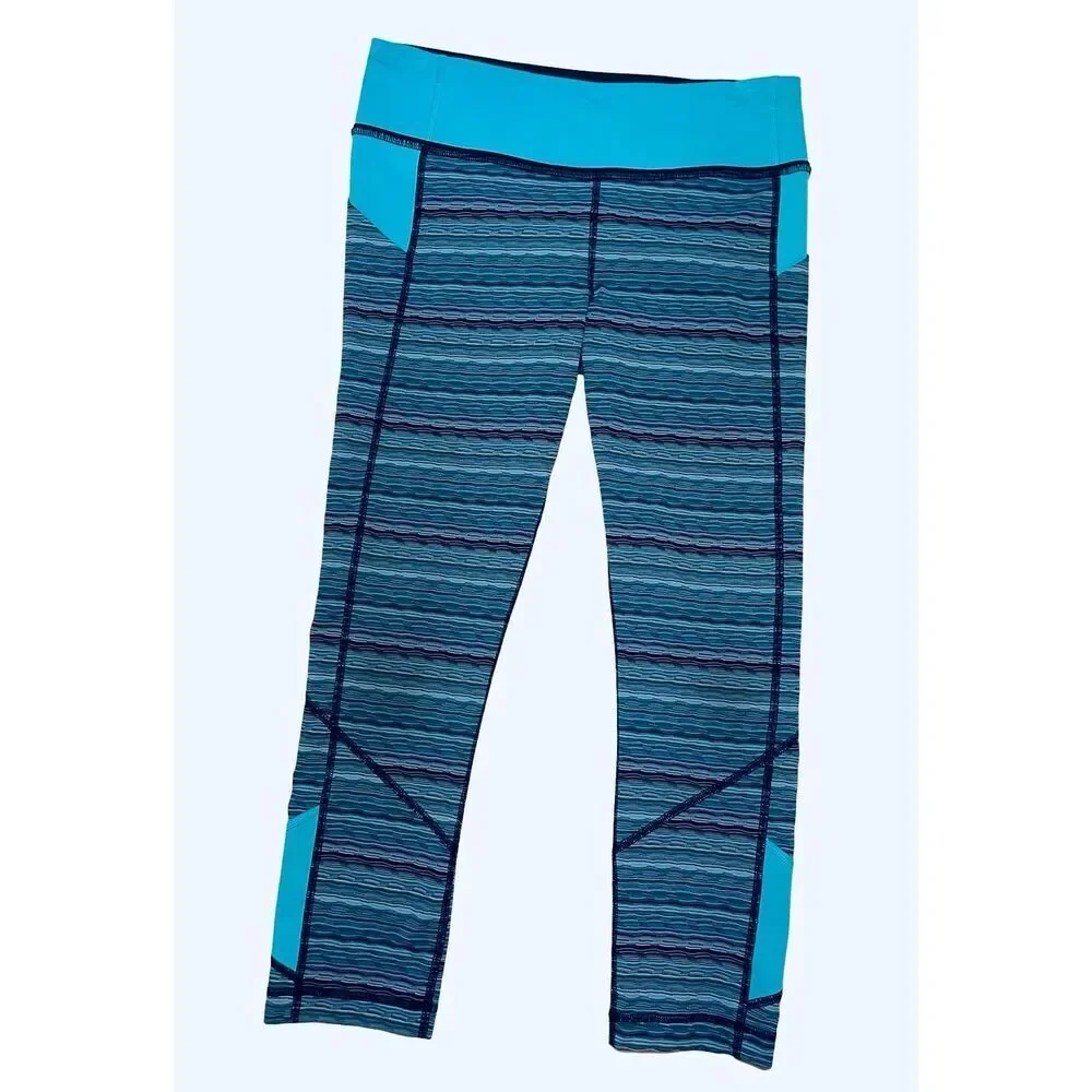 Lululemon Pace Tevival Crops NWOT